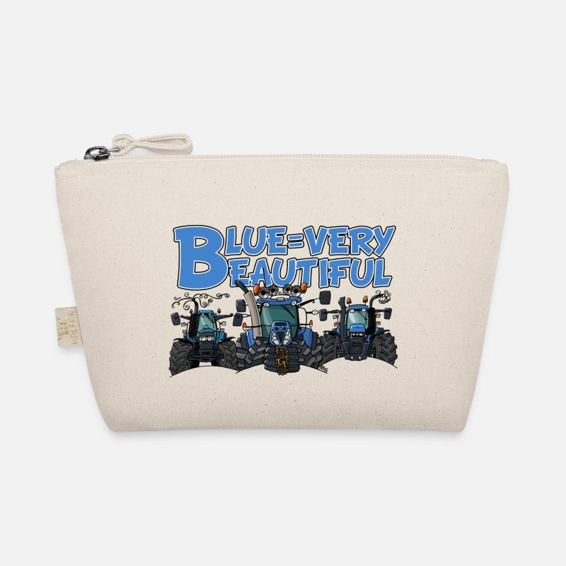 Blue veryBeautiful 3 Organic Pouch