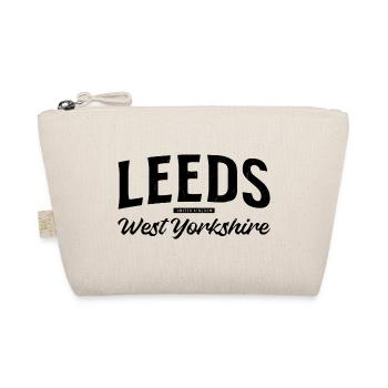 Leeds West Yorkshire United Kingdom Schriftzug - Bio-Täschchen - Natur - Vorne