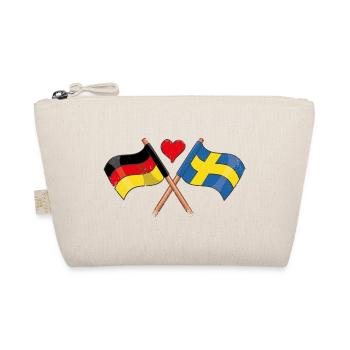 I love Sweden Germany Flags Flag Love - Organic Pouch - nature - Front