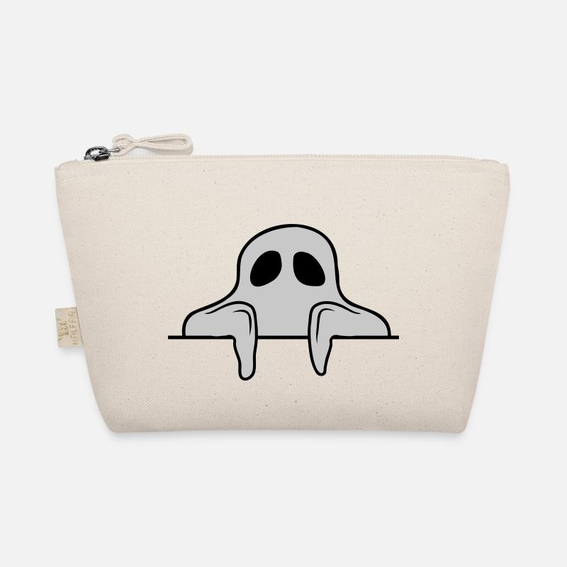 Ghost Behind Wall Comic Organic Pouch