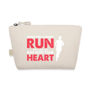 Courez avec votre cœur Cool Course de motivation - Trousse biologique - nature - Devant