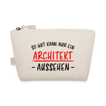 Architekt Lustiger Spruch Job Architektur Geschenk - Bio-Täschchen - Natur - Vorne