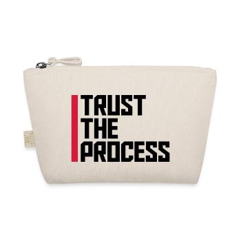 trust the process Zitat - Bio-Täschchen - Natur - Vorne