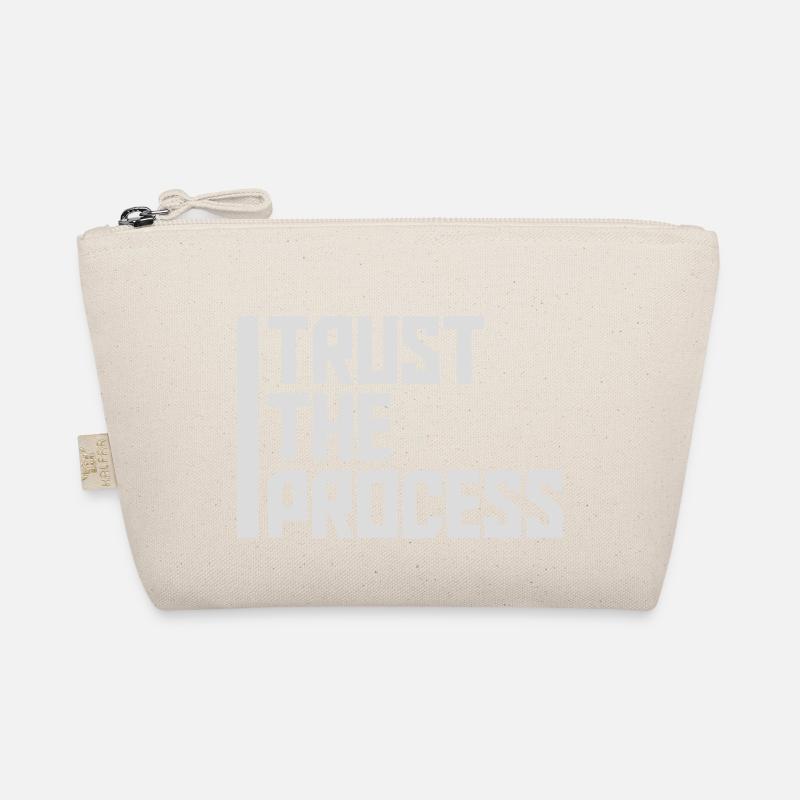 trust the process Zitat Bio-Täschchen