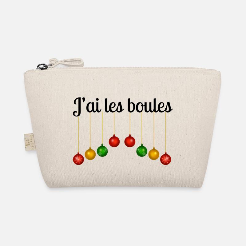 Pull de Noël drôle | « J’ai les boules » Trousse biologique