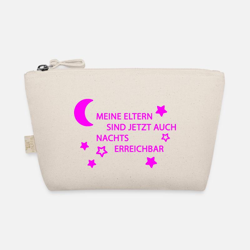 Eltern erreichbar pink Bio-Täschchen