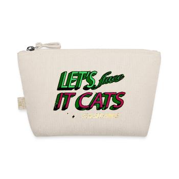 kitten cool aww funny quote rainbow cat persian - Organic Pouch - nature - Front
