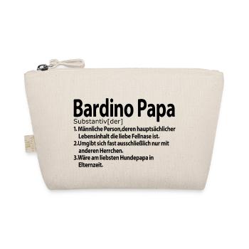 Bardino Majorero Canario Papa Herrchen Definition - Bio-Täschchen - Natur - Vorne