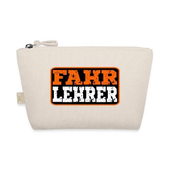 Geschenke für Fahrlehrer - Fahrschule Lehrer - Bio-Täschchen - Natur - Vorne
