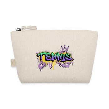 Tennis Graffiti Spray Sprayer Player Sports - Organic Pouch - nature - Front