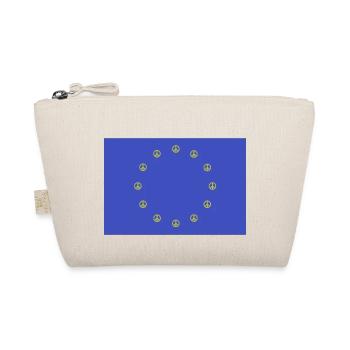 Peace Europe Flag - Organic Pouch - nature - Front
