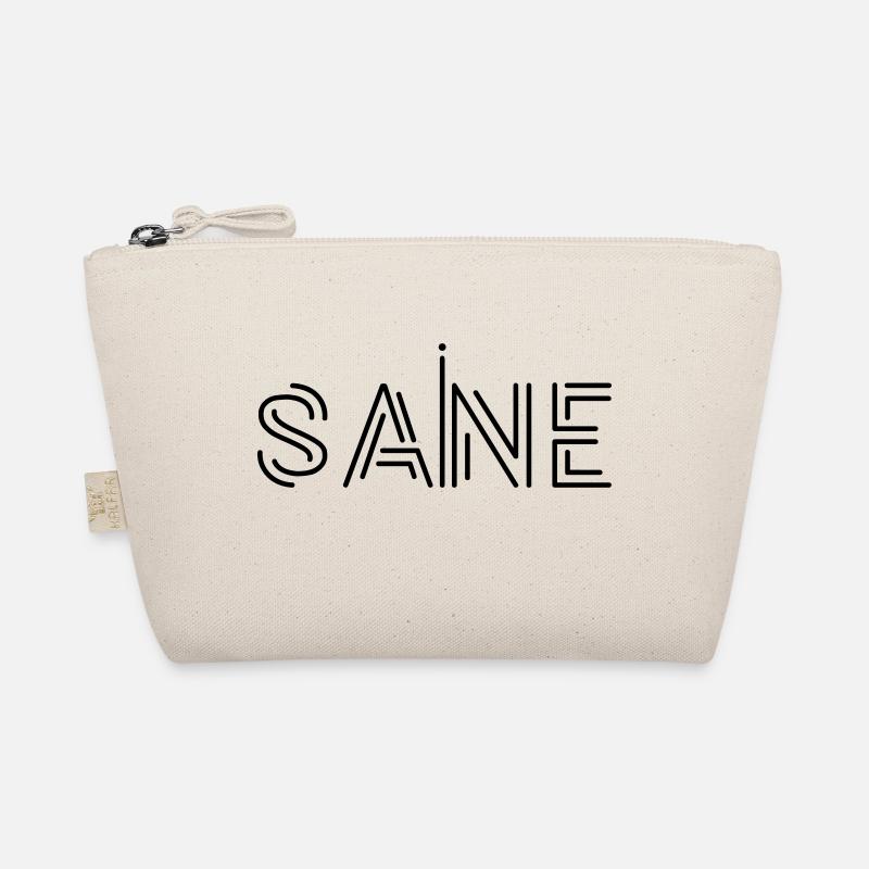 Conception de logo de texte « sain », texte imprimable, déclaration - Trousse biologique - nature