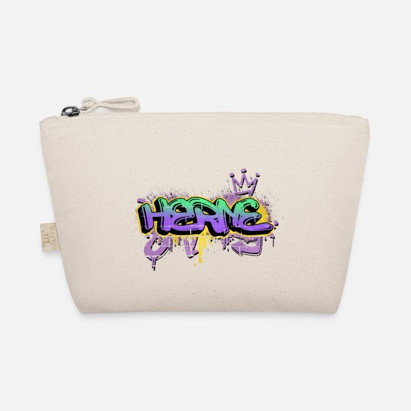 Herne Germany City Graffiti Spray Sprayer Organic Pouch