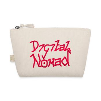 Digital Noobmad Design - Red - Organic Pouch - nature - Front