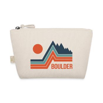 Retro Graphic Climbing Bouldering Rock Climber Mou - Bio-Täschchen - Natur - Vorne