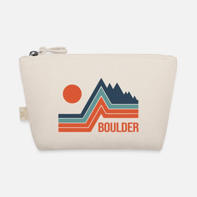 Retro Graphic Climbing Bouldering Rock Climber Mou Bio-Täschchen