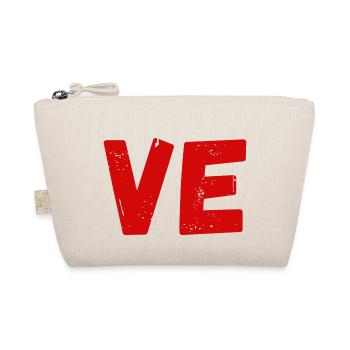 Love matching t-shirt couple - Organic Pouch - nature - Front