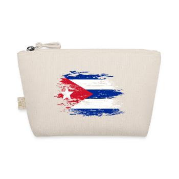 Kuba Flagge used - Bio-Täschchen - Natur - Vorne