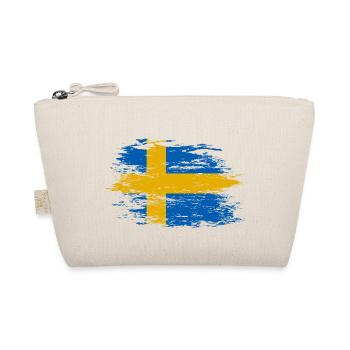 Sweden flag used - Organic Pouch - nature - Front