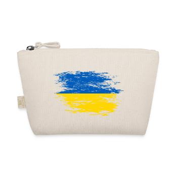Ukraine Flagge used - Bio-Täschchen - Natur - Vorne