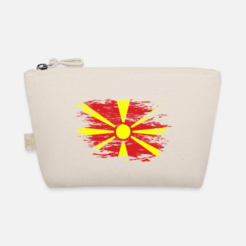 Drapeau de la Macédoine utilisé Trousse biologique