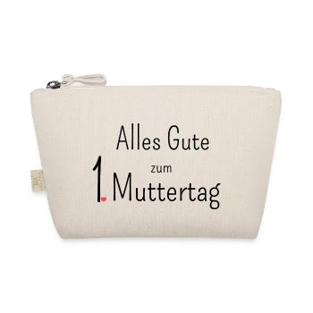 1. Muttertag - Bio-Täschchen - Natur - Vorne