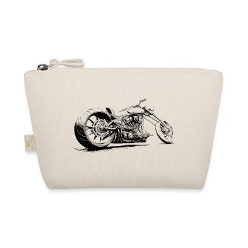 Chopper Custombike Moto Moto noir - Trousse biologique - nature - Devant