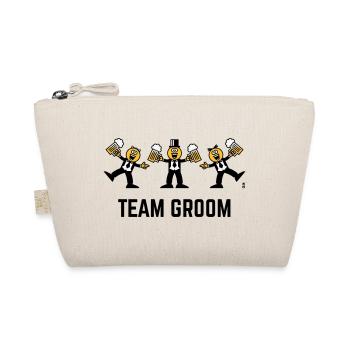 Team Groom (enterrement de vie de garçon, caricature, danse, 3C, B) - Trousse biologique - nature - Devant
