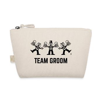 Team Groom (enterrement de vie de garçon / caricature / danse / 1C) - Trousse biologique - nature - Devant