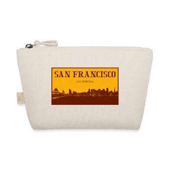 San Francisco Skyline Retro - Organic Pouch - nature - Front