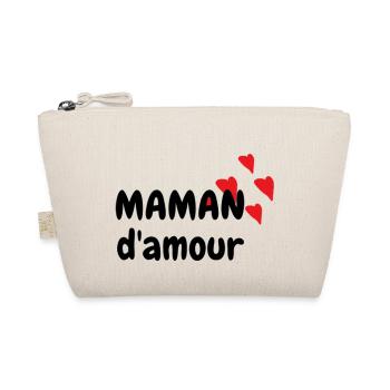 MAMAN d'amour - Trousse biologique - nature - Devant