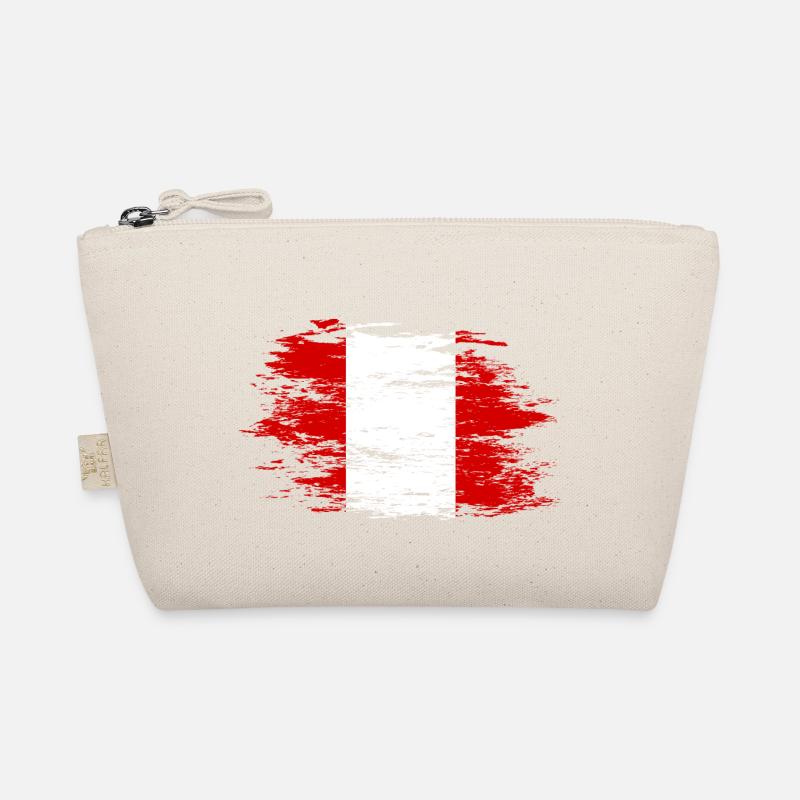 Peru flag used Organic Pouch