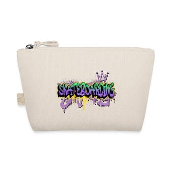 Skateboarding Skater Board Graffiti Spray Sprayer - Bio-Täschchen - Natur - Vorne