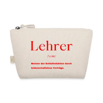 Lehrer Definition - Bio-Täschchen - Natur - Vorne