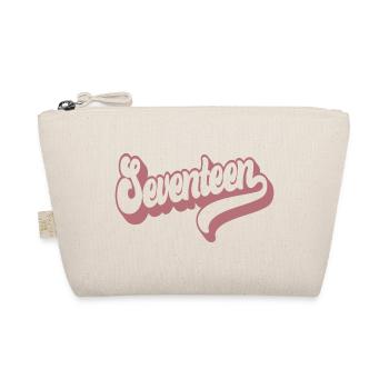 Seventeen 17th Birthday For Girls 17 Years Old - Organic Pouch - nature - Front