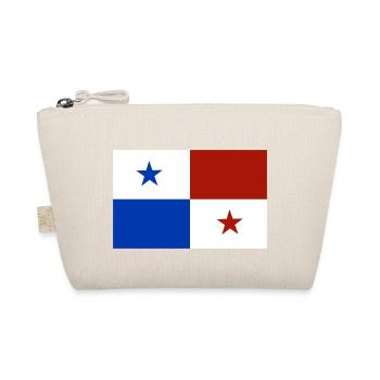 Panama Flagge - Bio-Täschchen - Natur - Vorne