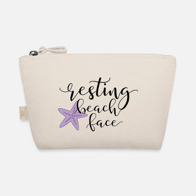 Resting Beach Face Bio-Täschchen