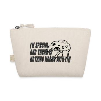 I'm special and nothing is wrong with it!! - Bio-Täschchen - Natur - Vorne