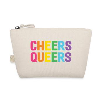 LGBTQ Cheers Queers - Organic Pouch - nature - Front