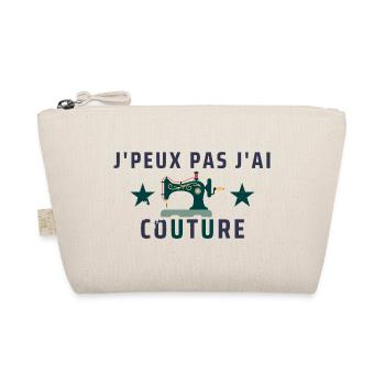 J peux pas j ai couture - Trousse biologique - nature - Devant