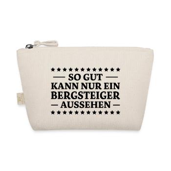 Bergsteiger Spruch Lustiges Bergsteiger Geschenk - Bio-Täschchen - Natur - Vorne