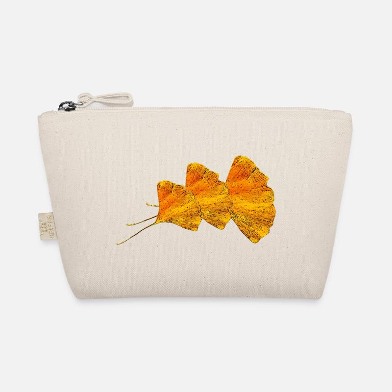 ginko blätter, blattmuster Bio-Täschchen