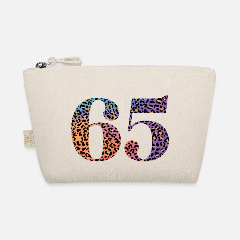 65. Geburtstag Leopard Bio-Täschchen