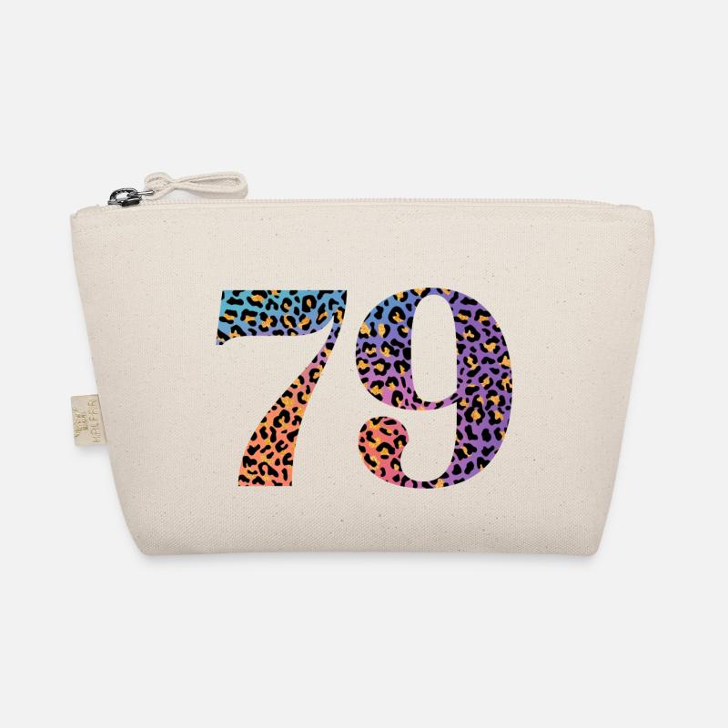 79th Birthday Leopard Organic Pouch