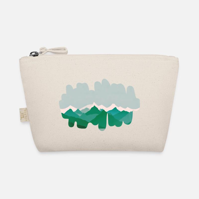 Waldberge im Morgennebel - Bio-Täschchen - Natur