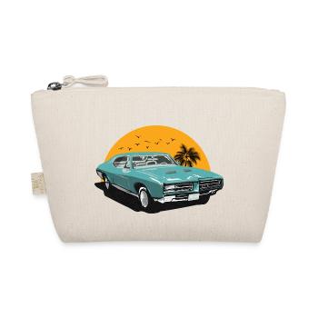 Classic Car - Vintage Car - Organic Pouch - nature - Front