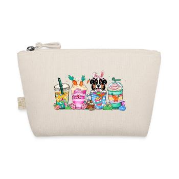 Dog coffee easter australiansheperd 4500x5400Austr - Organic Pouch - nature - Front