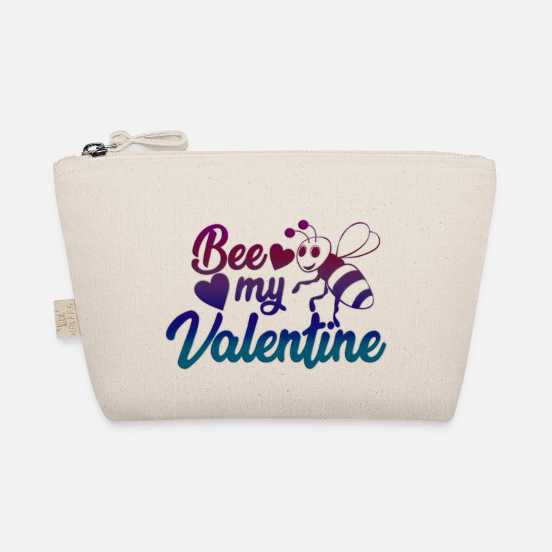Love Happy Heart Card Valentine Vector Design Art Organic Pouch