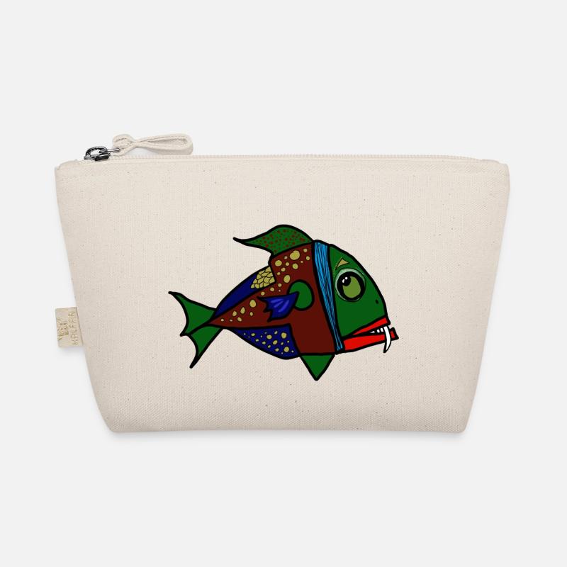 fisch anglerfisch - Bio-Täschchen - Natur