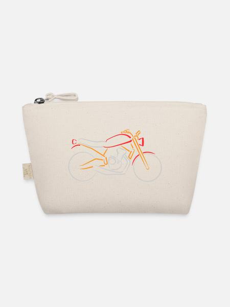 Moto Classique Bike Contours Multicolore - Trousse biologique - nature - Devant